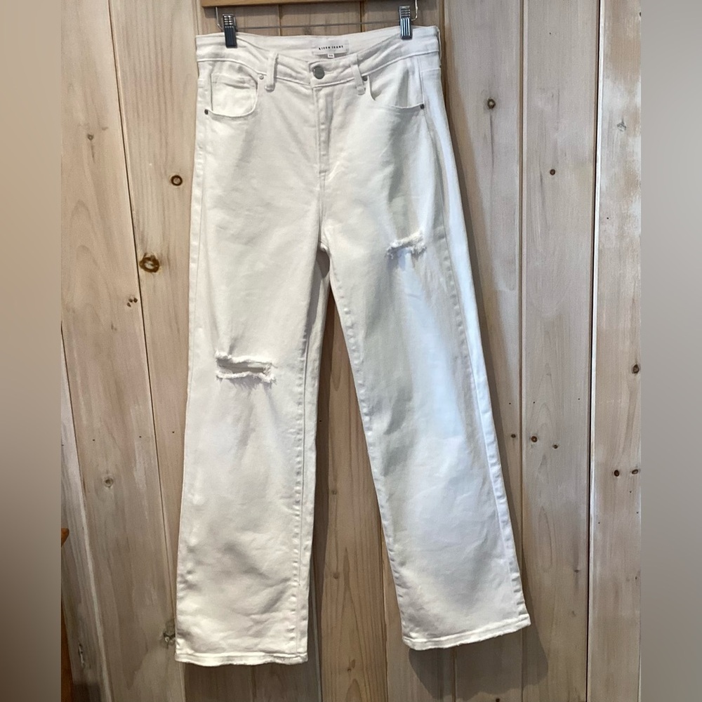Risen Loose Fit Straight Distressed Jean